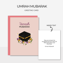 Load image into Gallery viewer, Umrah Mubarak | Greeting Card