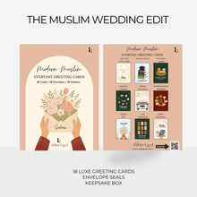 Load image into Gallery viewer, Modern Muslim Greeting Cards | Set of 18