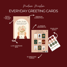 Load image into Gallery viewer, Modern Muslim Greeting Cards | Set of 18