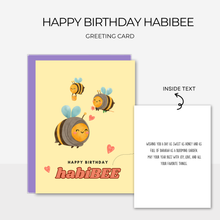 Load image into Gallery viewer, Happy Birthday HabiBEE | Greeting Card