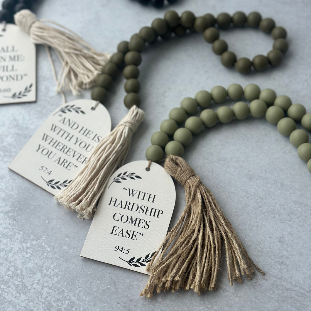 Wisdom Wooden Beads