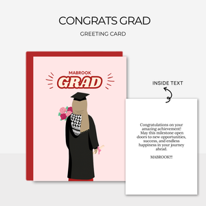 Congrats Lady Grad | Greeting Card