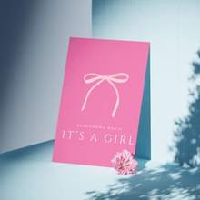 Load image into Gallery viewer, It&#39;s A Girl | Greeting Card
