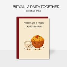 Load image into Gallery viewer, Biryani &amp; Raita Together | Greeting Card
