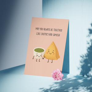 Samosa & Chutney Together | Greeting Card